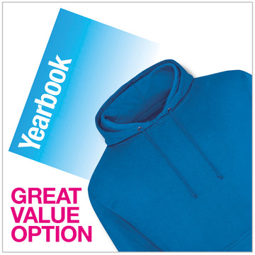 Adults Original Hoodie (W72) & A4 Hardback Yearbook Combo